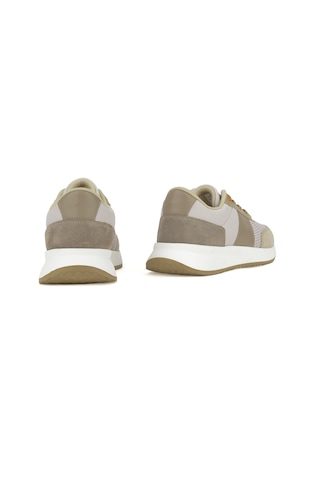 Ziya, Erkek Hakiki Deri Sneaker 14150z0001 Bej Bej