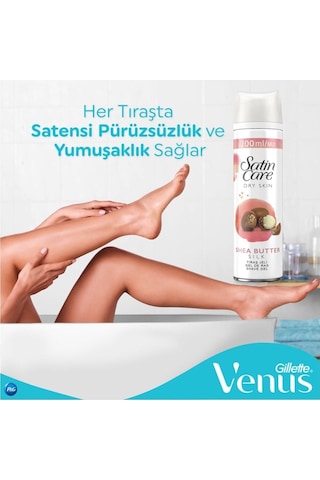 Satin Care Kuru Ciltler için Tıraş Jeli 2 x 200 ML