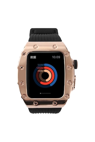 ​​​Apple Uyumlu  Watch 44 MM Kordon Metal Kasa Kordon 65