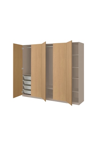 Ikea Çok Renkli Modern Kapaklı Gardırop 250x60x201 Cm