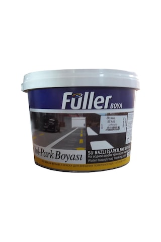 Füller Beyaz Yol Çizgi Boyası 2,5 Litre Su Bazlı
