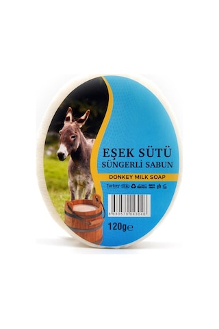Eşek Sütü Özlü Süngerli Duş Sabunu 120 G