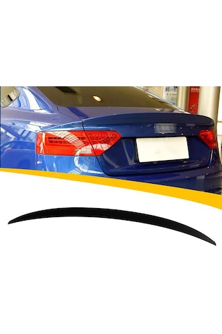 Audi A5 B8 S5 Bagaj Üstü Spoiler Parlak Siyah Spoyler Plastik İthal 2009-2016