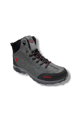 Jagulep 4058-26 Anatomik İçi Kürklü Outdoor Erkek Bot Füme Siyah 45-47 Füme