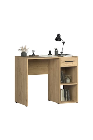 Trendline Çekmeceli Çalışma Masası Florida Meşe 90x75x52 Cm Gxyxd Kahverengi
