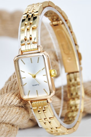 Kol Saati Vintage Altın Renk Şık Sade Tasarım Su-548-001