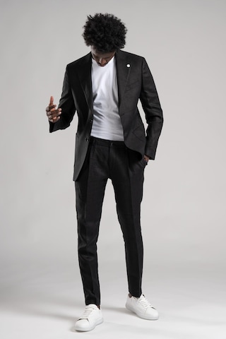 Sir Regular Fit Yarım Astarlı %100 Linen Keten Kumaş Takım Elbise 001