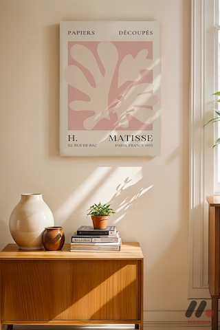 Matisse Papiers Decoupes, Çerçevesiz Yüksek Kalite Duvar Afişi - Sanatsever Hediyesi