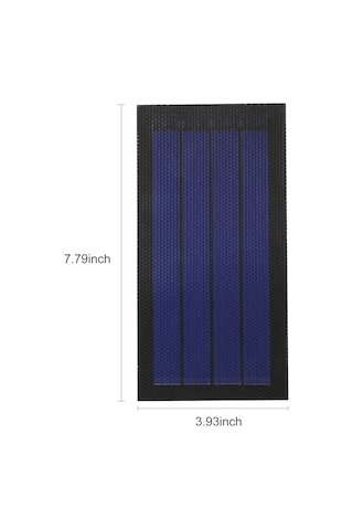 Symbee Esnek Amorf Silikon Güneş Paneli 6v 1w - Ip65 Su Geçirmez, Dış Mekan Ve Kamp Kullanıma Uygun, Elektrikli Cihazları Şarj Edin