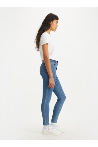 Levi's 721 High Rise Skinny Kadın Jean Pantolon - Beach Break Stone-4310 Med İndigo - Flat Finish