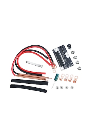 Vkemall Punta Kaynak Makinesi 12v Dıy Taşınabilir Nokta Kaynak Makinesi Hücre Depolama Pcb Devre Kartı Siyah