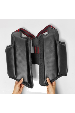 Pazly Suntek Profesyonel Karate Göğüs Koruyucu Mma Muay Thai L Siyah Siyah