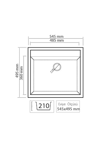 Thorax Granit Eviye Turo C1 Beyaz