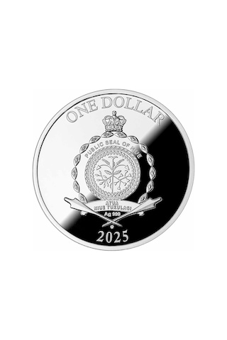 Agakulche Renkli Yılan Gümüş Sikke Coin
