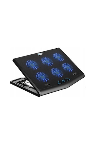 Notebook Laptop Soğutucu Stand Yükseklik Hız Ayarlı 6 Fanlı 2 Usb