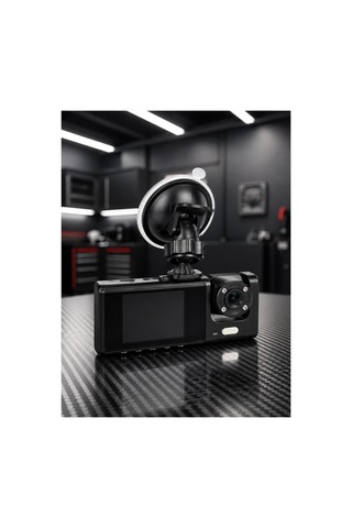 Full Hd Kamera Bağlantılı Çift Kameralı Geniş Açılı Araç Kayıt Kamerası