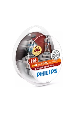 PHILIPS X-TREME G-FORCE +130 H4 AMPUL SETİ 12342XVGS2