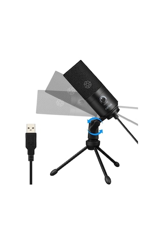 Usb Mikrofon Pc Gaming, Mikrofon, Mac Ps4 Ps5 İçin, Standlı Podcast Mikrofon, Stüdyo Kalitesi Kayıt Kondansatörü,