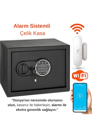 Kd060-60-130 Elektronik Şifreli Çelik Kasa Alarm Sistemli Çelik Kasa Akıllı Çelik Para Evrak Kasası