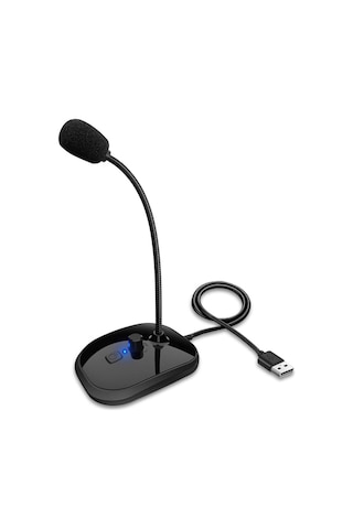 Usb Tel Ayarlanabilir Mikrofon Goopeneck Mic Konferans Kondens Mikrofonu Pc Bilgisayar Canlı Akışı İçin Mikrofon
