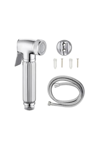 Potato Hijyenik Duş İçin Hortumlu Ve Brakete Sahip Seltzer Seti 239162076 Krom