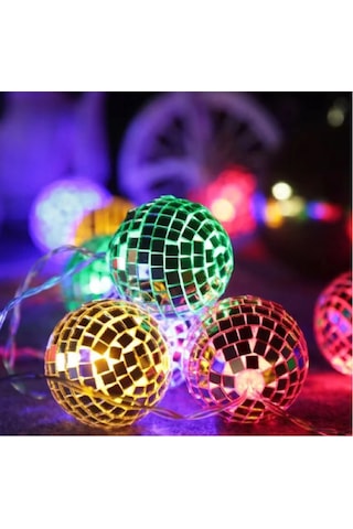 Büro Ev Ofis Aydınlatması İçin 2mt 10led Rgb Disko Toplu Lamba Diğer