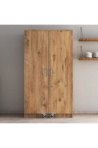 Büyük Boy 2 Kapılı Erzak Dolabı Çam - Erc0102