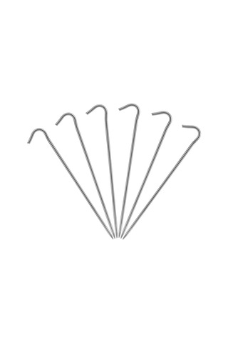 Skycity 6 Adet Titan Tente Çiviği - Ultra Hafif Ve Dayanıklı, Çadır, Barınak, Kanopi Sabitleme Aracı Çok Renkli