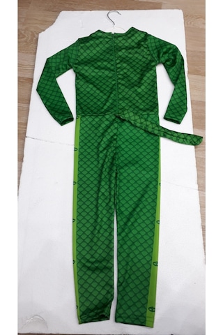 Unisex Çocuk Kertenkele Kostüm Yeşil