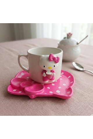 Hello Kitty Bardak Seti Pembe