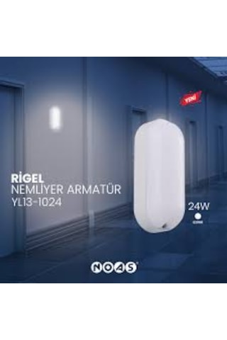 24w Noas Rigel Nemliyer Armatür Beyaz Işık Beyaz