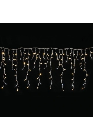 4m 120 Led 20 Saçaklı 50 70 90cm Çakarlı Çok Renkli