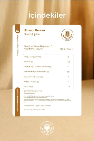Hünnap Kurusu-şeker İlavesiz-300 Gr Diğer