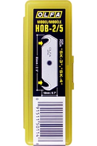 Olfa Hob-2/5 Emniyetli Maket Bıçağı Yedeği 5 Li Tüp