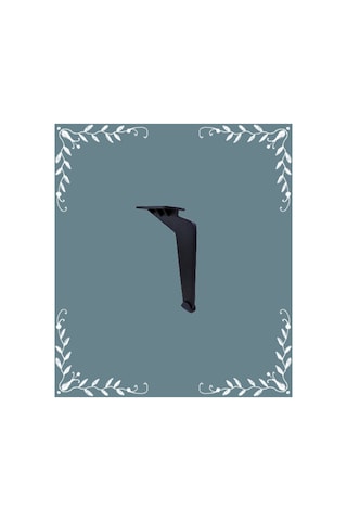 Tabanca - 17,5 Cm. - Metal Ayak - Siyah - 4 Adet Diğer