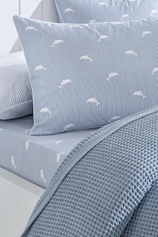 Puffy Arte Tek Kişilik Pike Takımı - Mavi