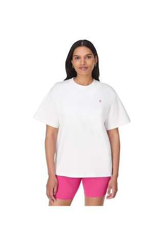 Sweaty Betty Sweaty Betty Wear The Damn Shorts Kadın Beyaz Tişört Whı Beyaz