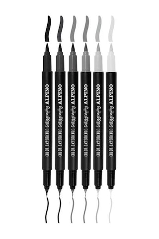 Alpino Color Experience Calligraphy Set Çift Yönlü 6lı