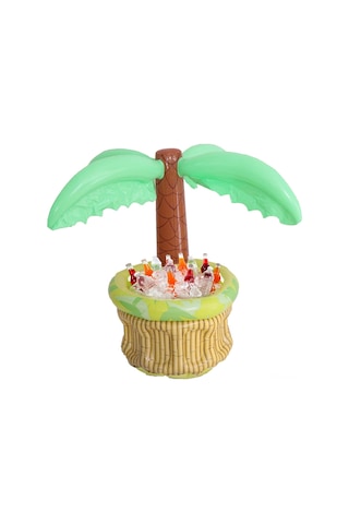 Mufunye Hafif Pvc Ağac Şekilli Sıcakken Serinletici, Deniz/pool Partileri İçin İçecekler Ve Buz Saklama Kabı, Havalandırılabilir Taşınabilir