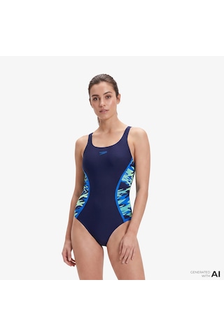 Speedo Hyperboom Kadın Lacivert Mayo A000247003