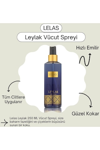Lelas Leylak Unisex Vücut Spreyi 250 ML