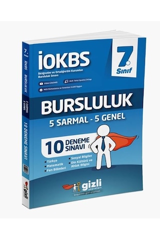 Gizli Yayınları 2025 7. Sınıf 10 Bursluluk Deneme Gizli Yayınları 2025 7. Sınıf 10 Bursluluk Deneme