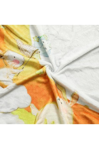 Geekyou 100x120cm Tavşan Desenli Fleece Bebek Büyüme Hatıra Battaniyesi - Fotoğraf Çekimleri İçin Yumuşak Yenidoğan Battaniyesi DiğER