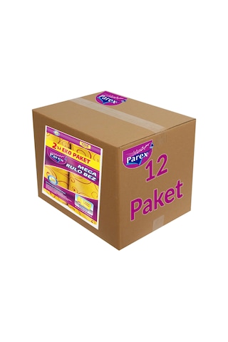 Parex Mega Rulo Temizlik Bezi 2'li Eko 12 Paket 1 Koli