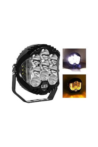 Offroad Projektör Beyaz Led Lamba 7 Inç Baja Stil 1 Adet