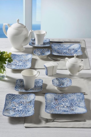 Güral Porselen Sipinoza 36 Parça Kahvaltı Seti Gbsspn36khr1006 Çok renkli