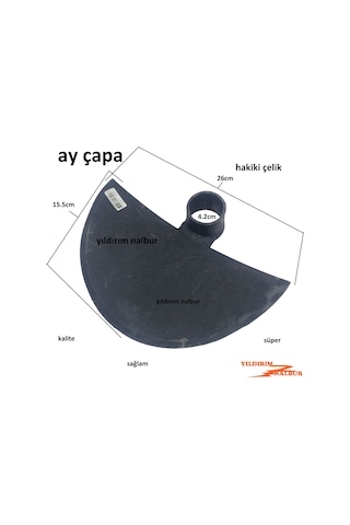 Bahçe Çapası Ay Çapa Karık Açma Bel Çapa Çelik Toprak Kazma Tarla