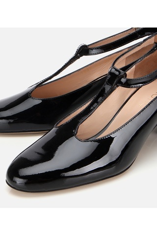 Hotiç Kadın Rugan Deri Siyah Blok Topuk Detaylı Topuklu Ayakkabı 01ayh316630a100 01ayh316630a100 Siyah