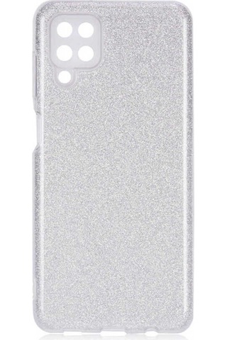 Samsung Uyumlu Galaxy A12 Kılıf Zore Shining Silikon Gri
