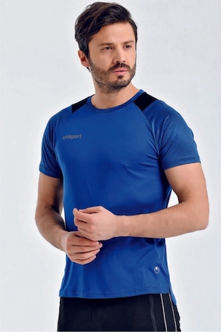 Uhlsport Erkek Lacivert Günlük T-shirt M 3201122 Siyah